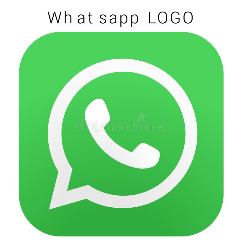 Whatsapp Logo With Vector Ai File Squared Colored Editorial Photo