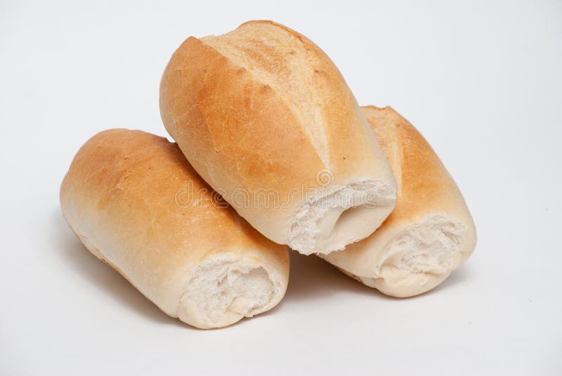 3 Wheat Breads Called "French" or "Bisnaguinha Stock Photo Image of barley, bake 252174660