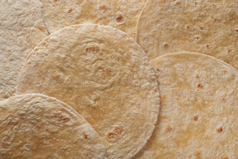Wheat or Corn Mexican Tortillas for Tacos Stock Image Image of taco