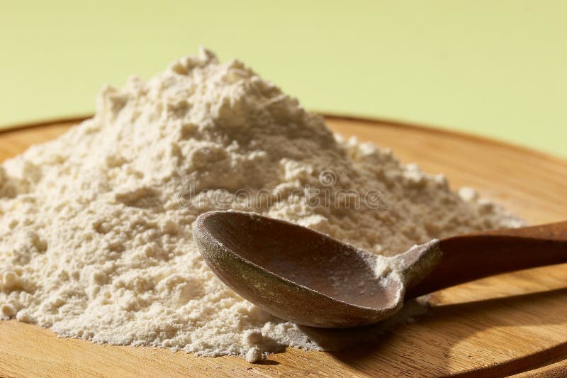 Wheat flour stock photo
