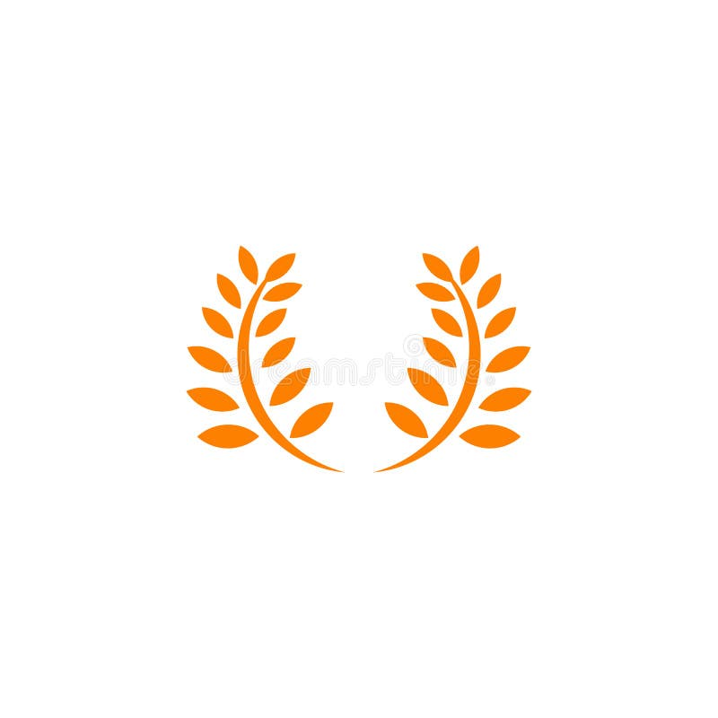 Wheat Flour Agriculture Logo Design Vector Template Stock Vector