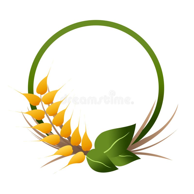 Wheat grains logo stock image. Illustration of farm, illustrated 82333357