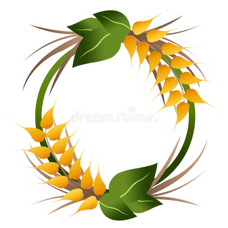 Wheat grains logo stock image. Illustration of farm, illustrated 82333357