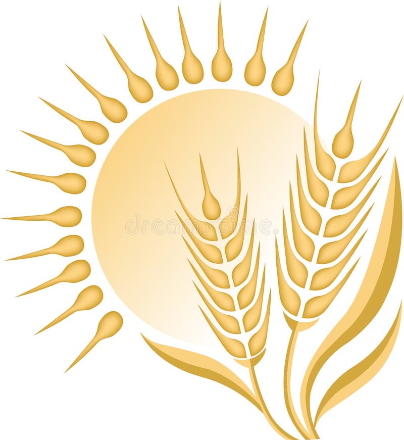 Wheat logo stock illustration Wheat logo stock illustration