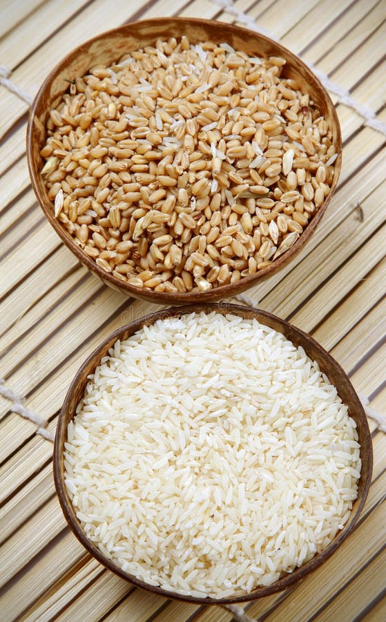 Wheat and rice bowls