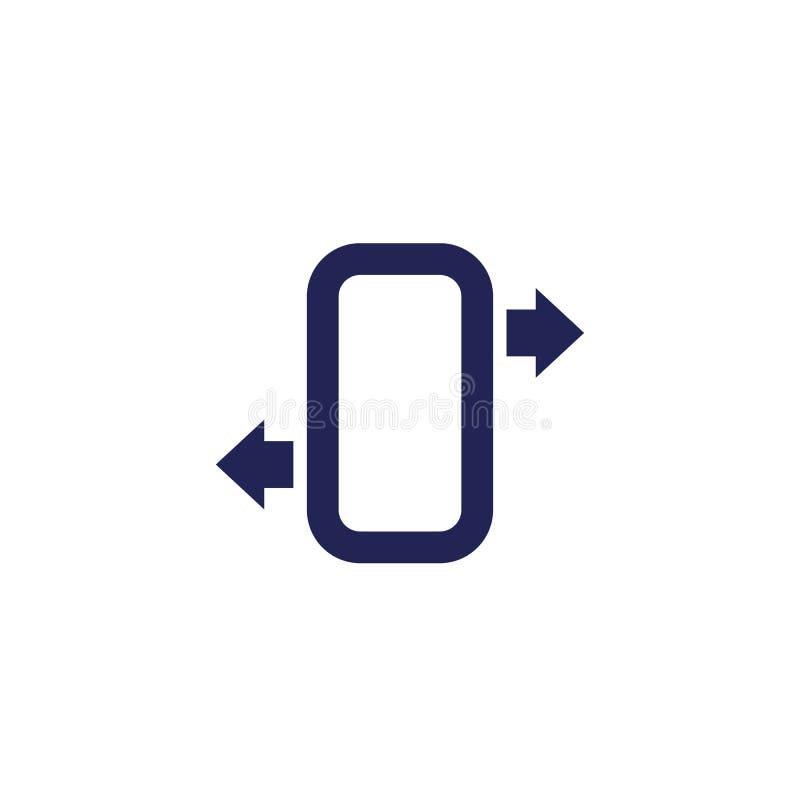 Wheel alignment icon on white stock illustration
