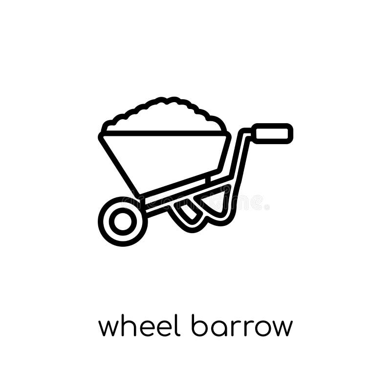 Barrow Linear Icon. Modern Outline Barrow Logo Concept on White Stock ...