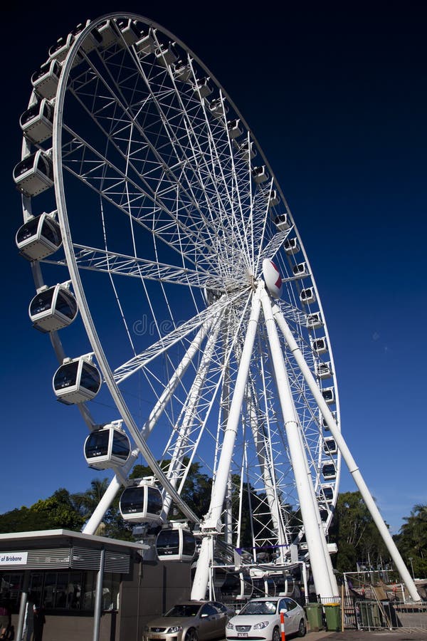 Wheel Of Brisbane Ferris Wheel On Brisbane`s Southbank. Editorial Stock