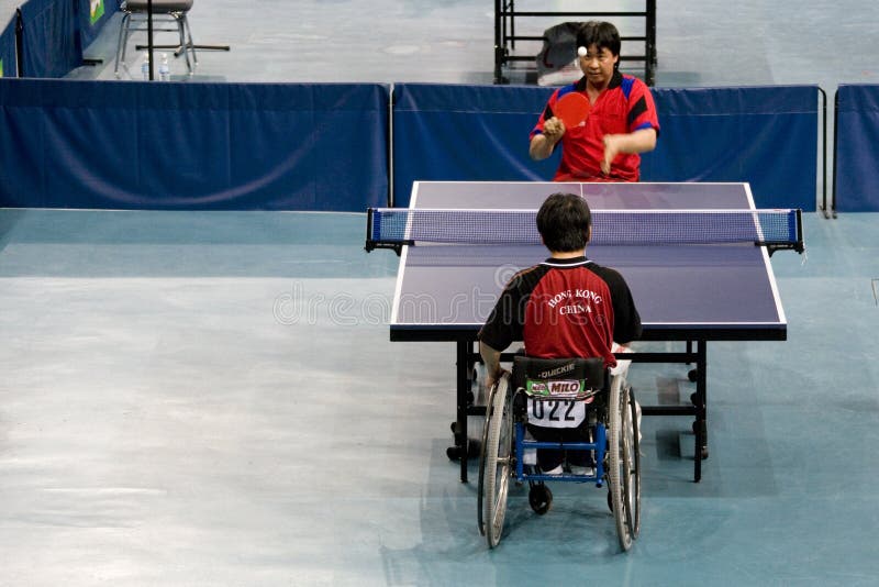 Disabled Table Tennis Players Editorial Image Image of ping, sport