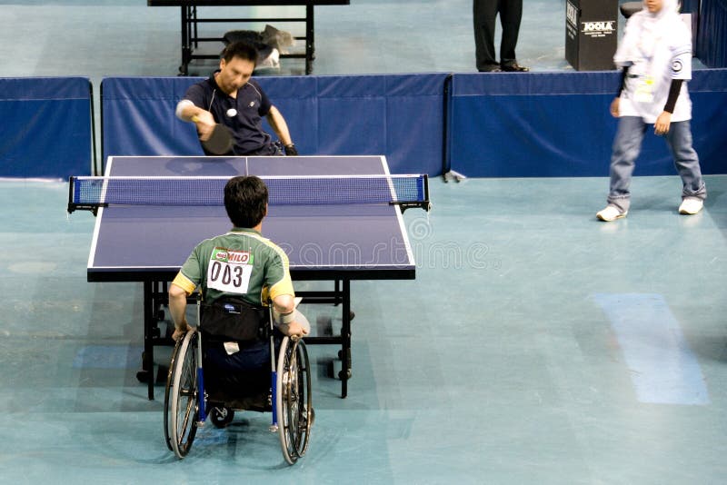 Disabled Table Tennis Players Editorial Image Image of ping, sport
