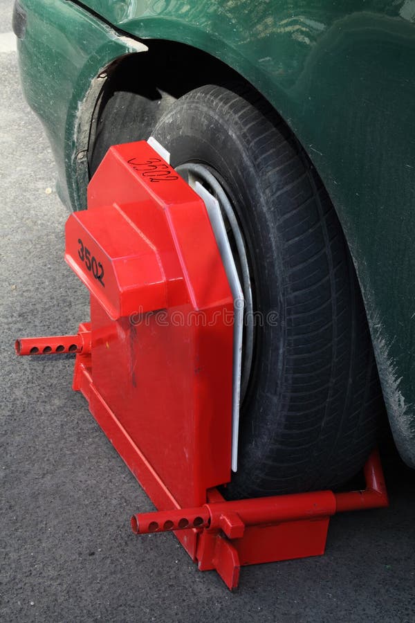 Wheel clamp stock image. Image of movement, device, clamp 8685605