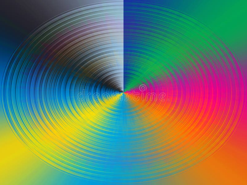 Hypnotic spinning wheel stock illustration. Illustration of point 4342767