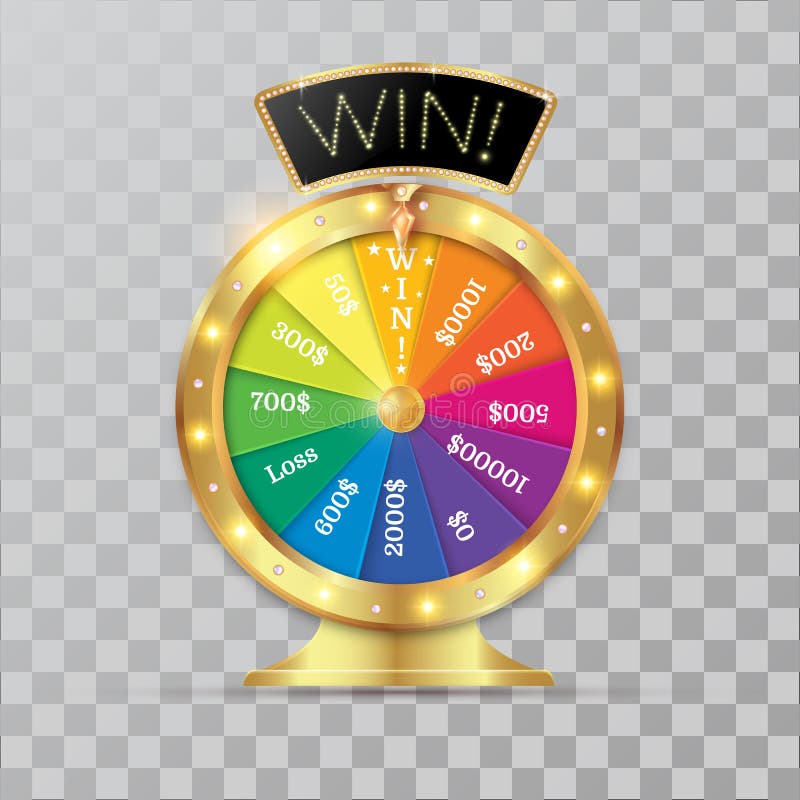 Wheel of fortune 3d object royalty free illustration Wheel of fortune 3d object royalty free illustration