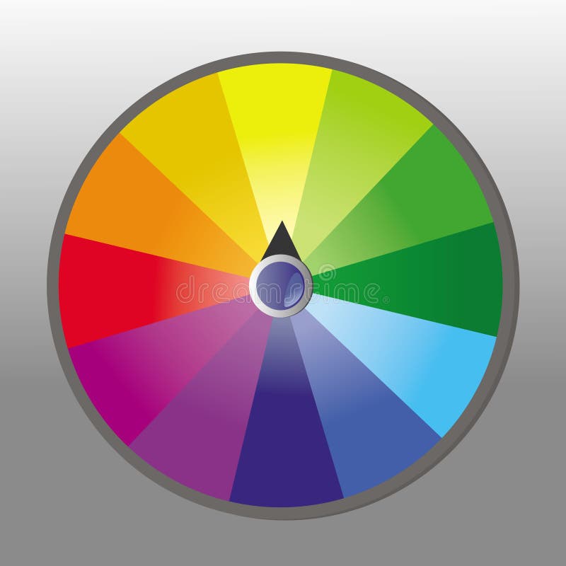 Wheel of fortune casino object. Vector illustration. Golden poker vectors