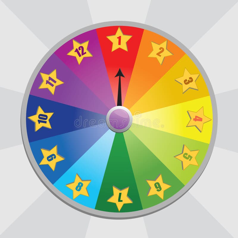 Wheel of fortune casino object. Vector illustration. Golden poker vectors