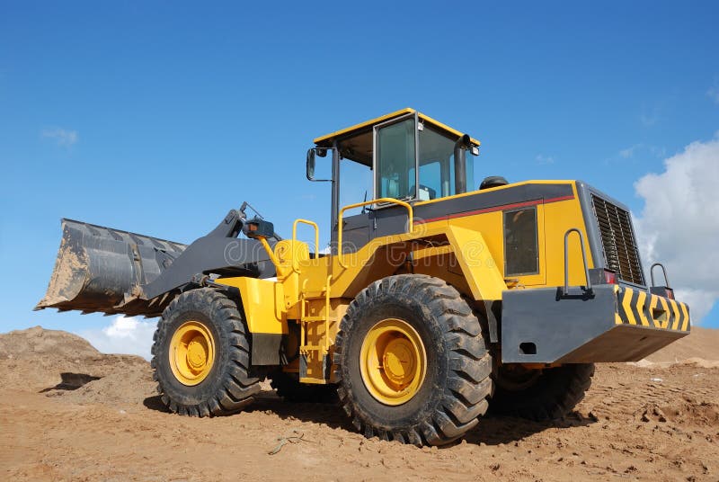 Wheel loader stock photos
