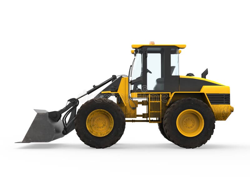 Wheel Loader Bulldozer royalty free stock image