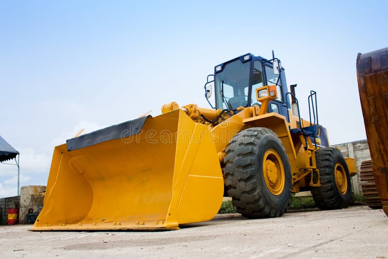 Wheel Loader Machine stock image