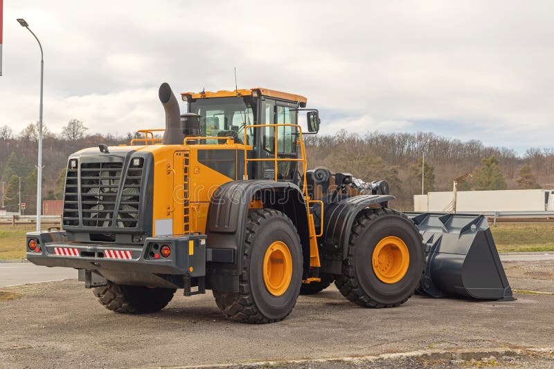 Wheel Loader Machine royalty free stock photo