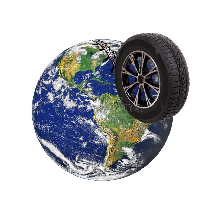 Wheel sliding on globe