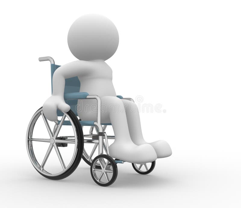 Trojrozměrný lidé člověk znak,osoba v invalidní vozík.