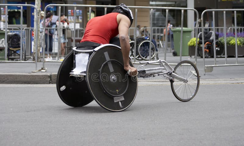 Wheelchair Athlete royalty free stock photos
