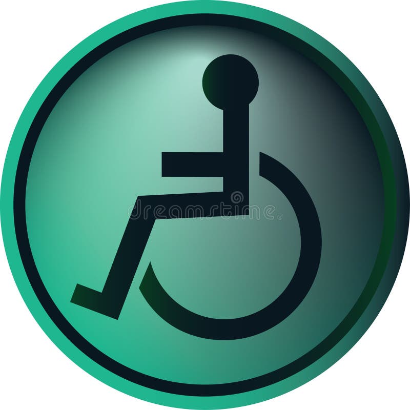 Wheelchair button