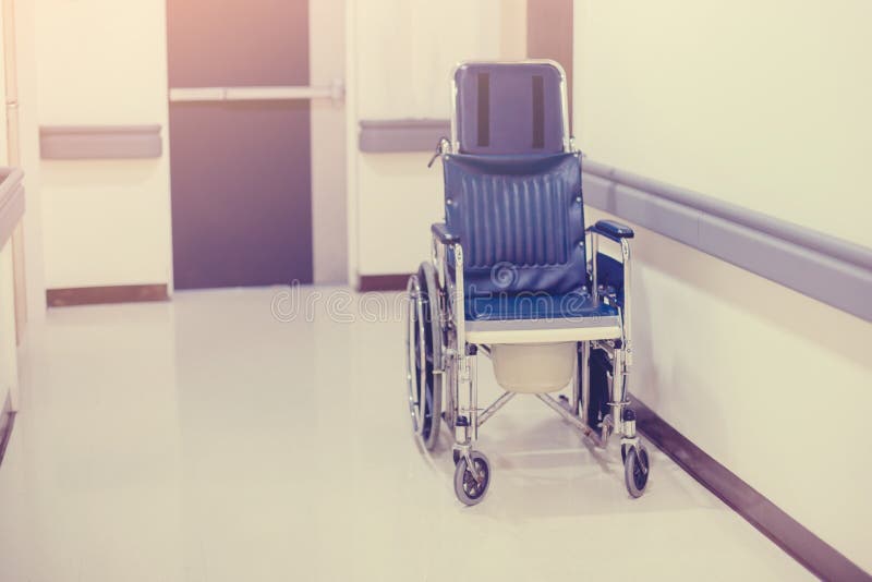 Wheelchair in hospital stock photo. Image of physical 135049426