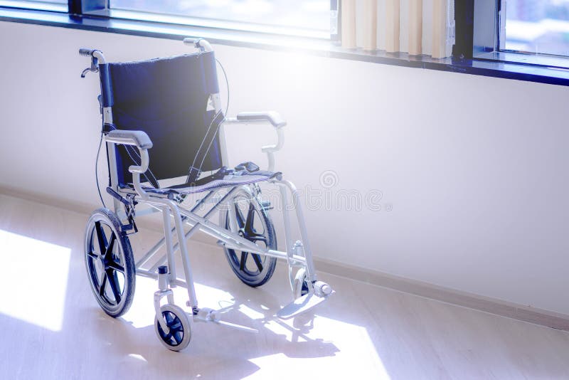 Wheelchairs in the Hospital ,Wheelchairs Waiting for Patient Services
