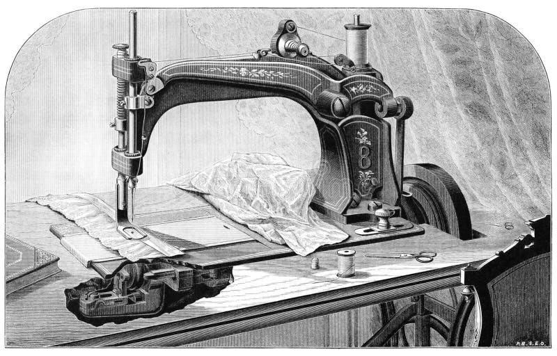 Wheeler & Wilson Sewing Machine Picture. Image 92142638