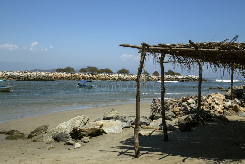 Chacahua Lagoon in Oaxaca, Mexico