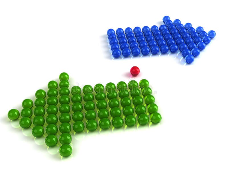 Which way royalty free illustration