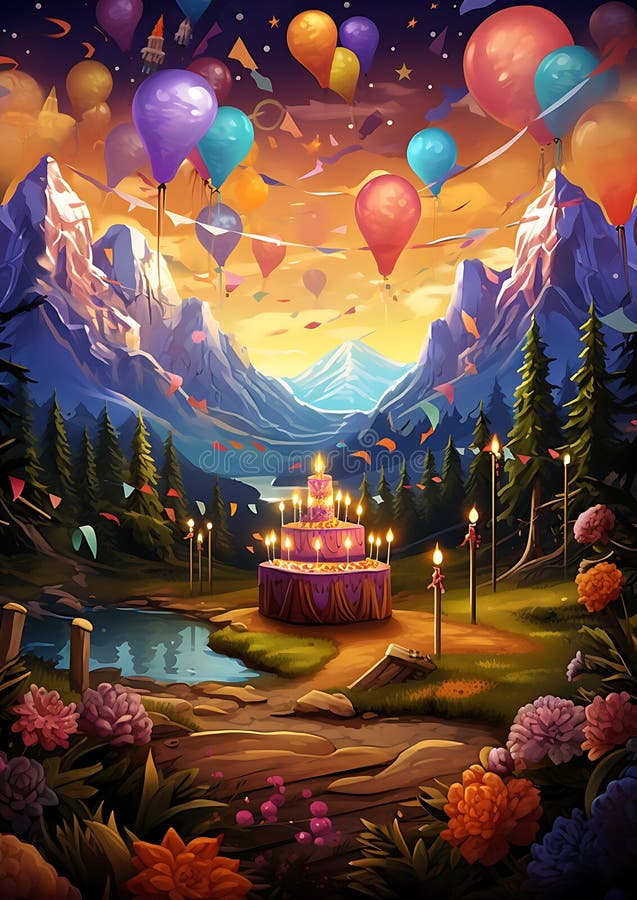 Whimsical background graphics vector illustration