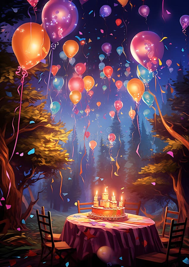 Whimsical background graphics royalty free illustration