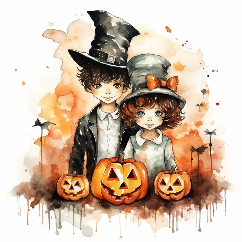 Whimsical Halloween Jack O Lanterns In A Pumpkin Patch Stock Whimsical Halloween Jack O Lanterns In A Pumpkin Patch Stock