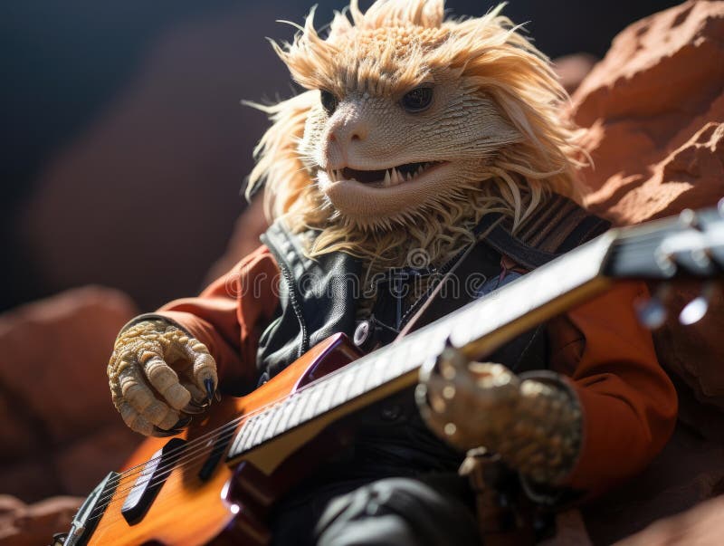 Dragon Guitar Royalty-Free Images, Stock Photos & Pictures