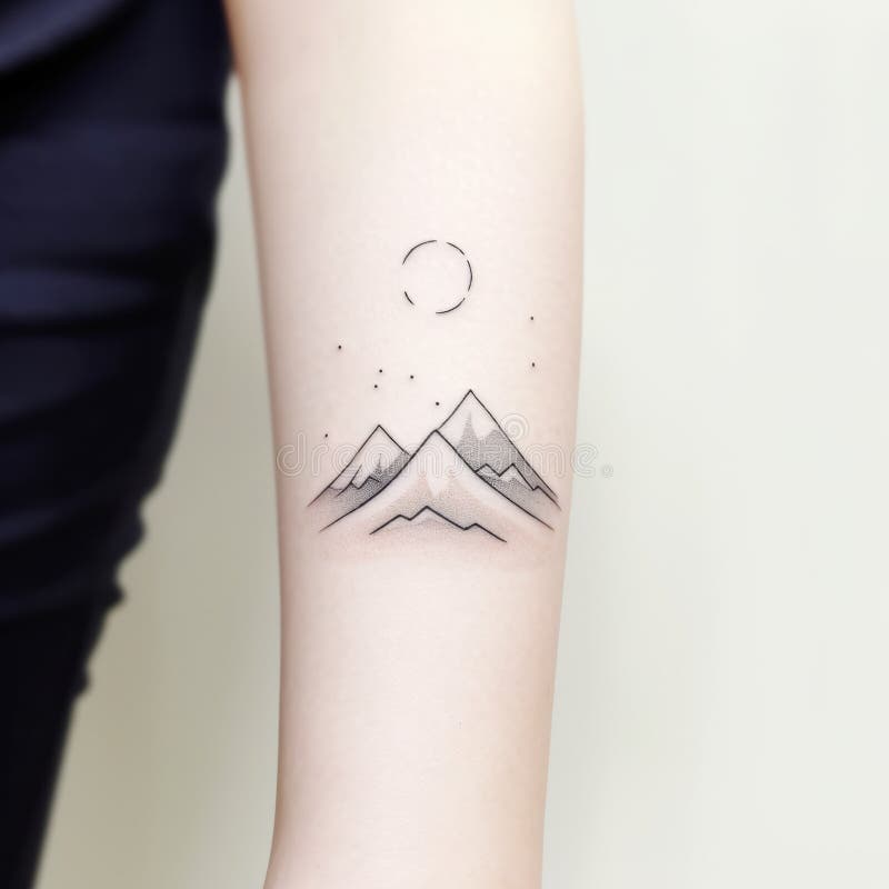 Share 139+ mountain tattoo small super hot