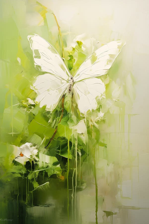 The white butterfly sat delicately on the vibrant green plant, its wings glistening in the sunbeams. Deep droplets of water clung to the leaves, creating an affable objective abstraction. As the butterfly leaned in for a kiss, the artist's thick impasto technique added texture and depth to the painting. In the background, shattered glass reflected the petrol hues of the sky, adding an unexpected, generative ai. The white butterfly sat delicately on the vibrant green plant, its wings glistening in the sunbeams. Deep droplets of water clung to the leaves, creating an affable objective abstraction. As the butterfly leaned in for a kiss, the artist's thick impasto technique added texture and depth to the painting. In the background, shattered glass reflected the petrol hues of the sky, adding an unexpected, generative ai