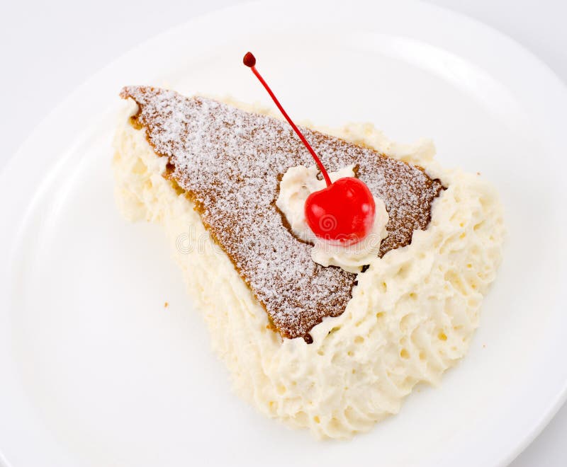 Whipped cream cake stock photo. Image of dessert, whipped 16696044