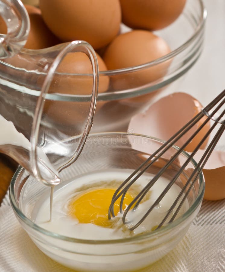 Whipping Eggs stock photo. Image of knead, metallic, making 12799258