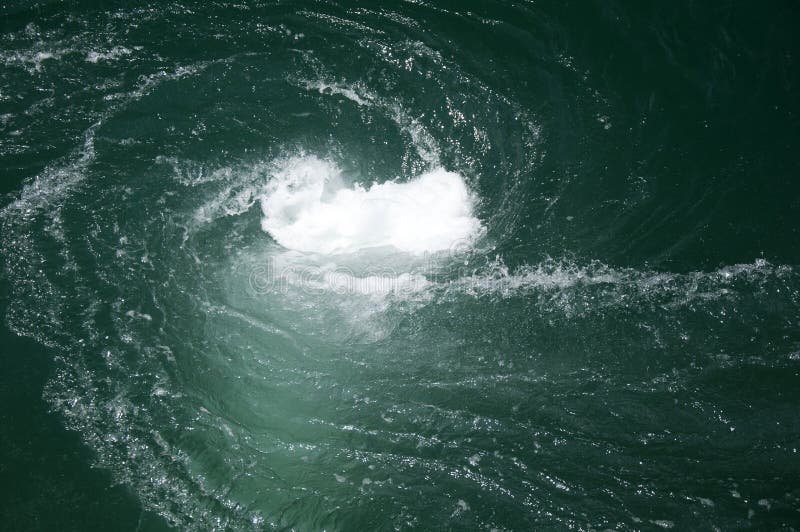 A green water vortex that funnels below the surface. Whirlpool vortex water stock images, royalty-free photos and pictures