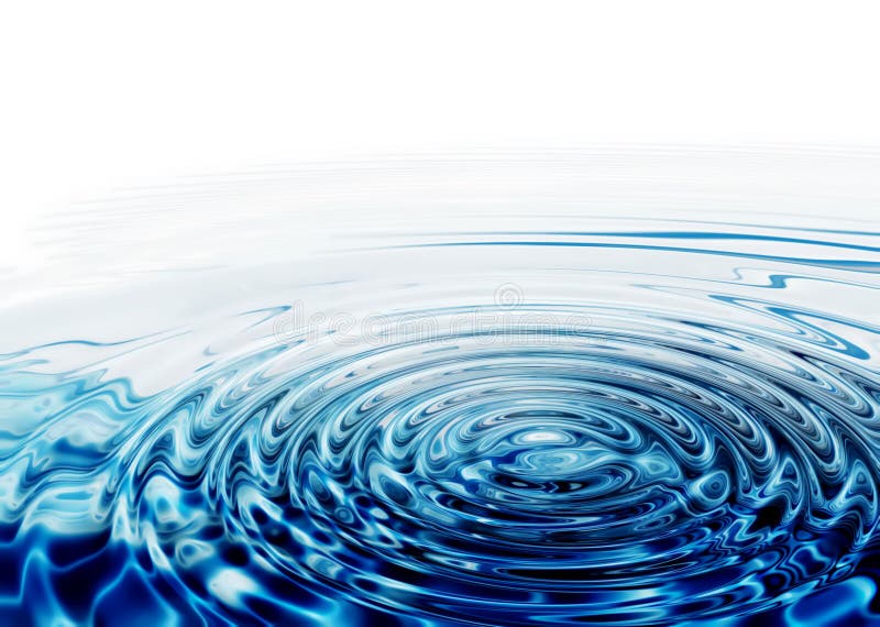 Illustration of whirlpool, crystal clear water ripples on white background. Whirlpool vortex water stock images, royalty-free photos and pictures