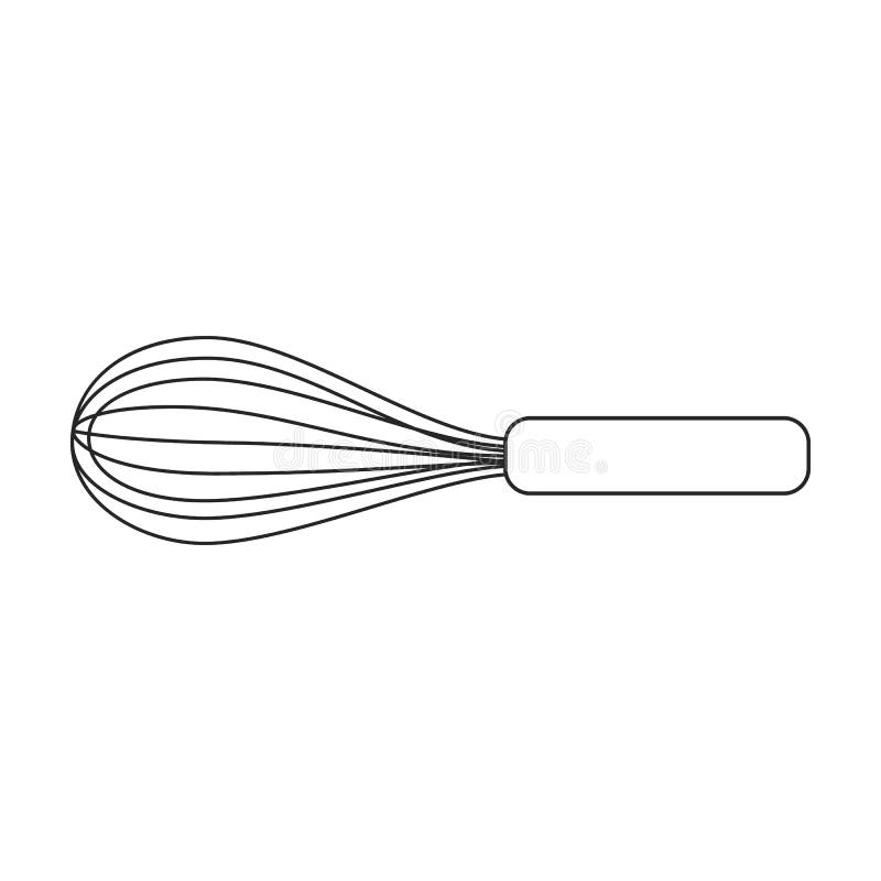 Whisk vector illustration stock vector. Illustration of instruments