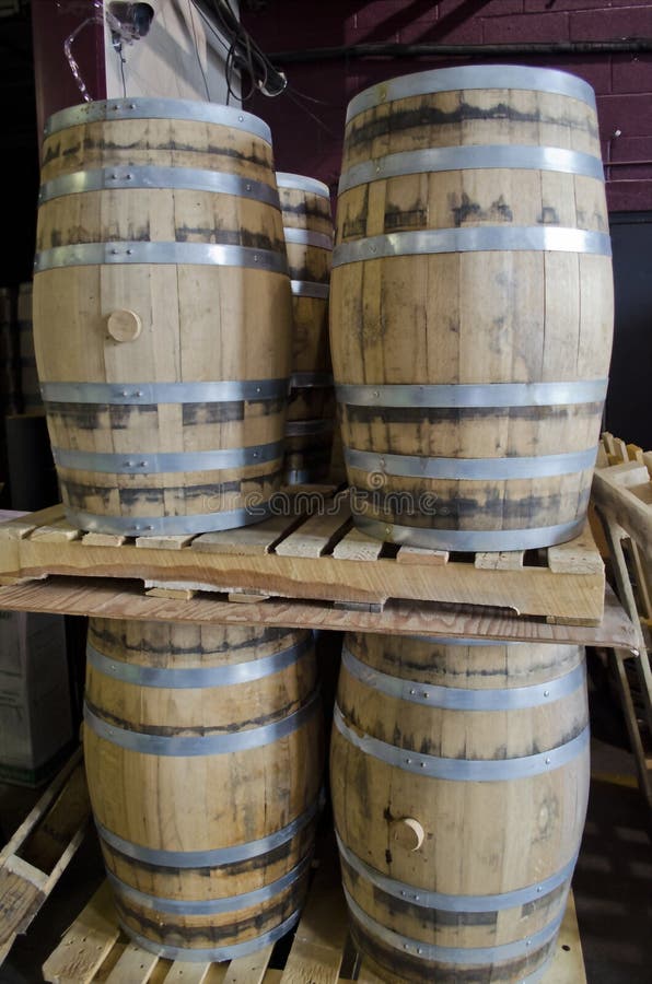 Whiskey Barrels stock photo. Image of barrels, wiskey 44891630
