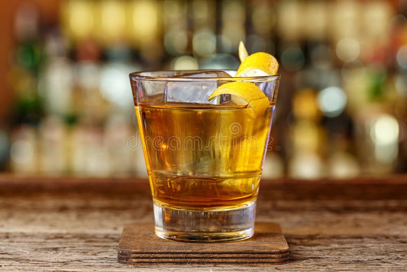 Whiskey-based cocktail stock image. Image of lime, bourbon - 116025179