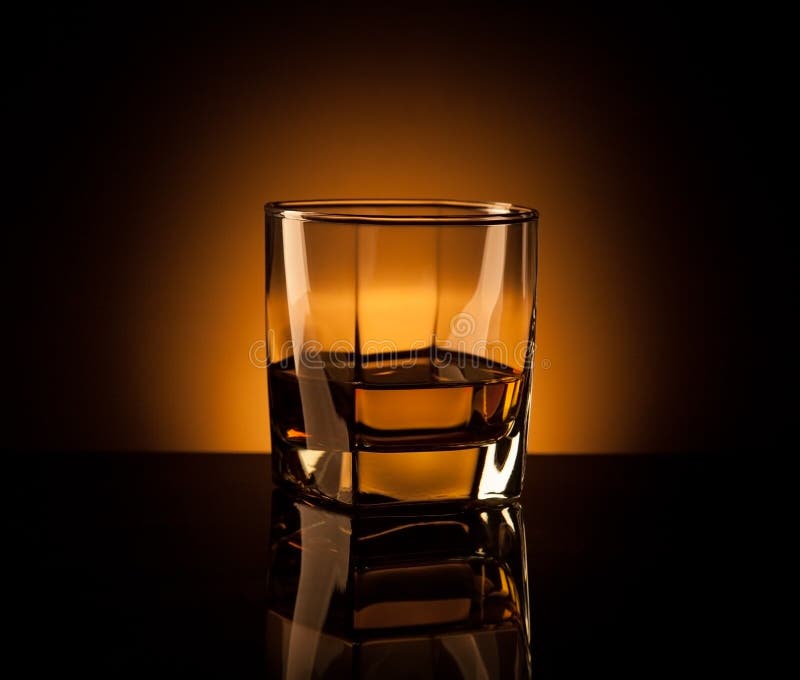 Whiskey in glass