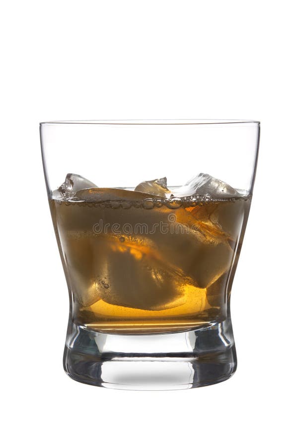 Whisky on the Rocks stock photo. Image of liquor, blended 19358466