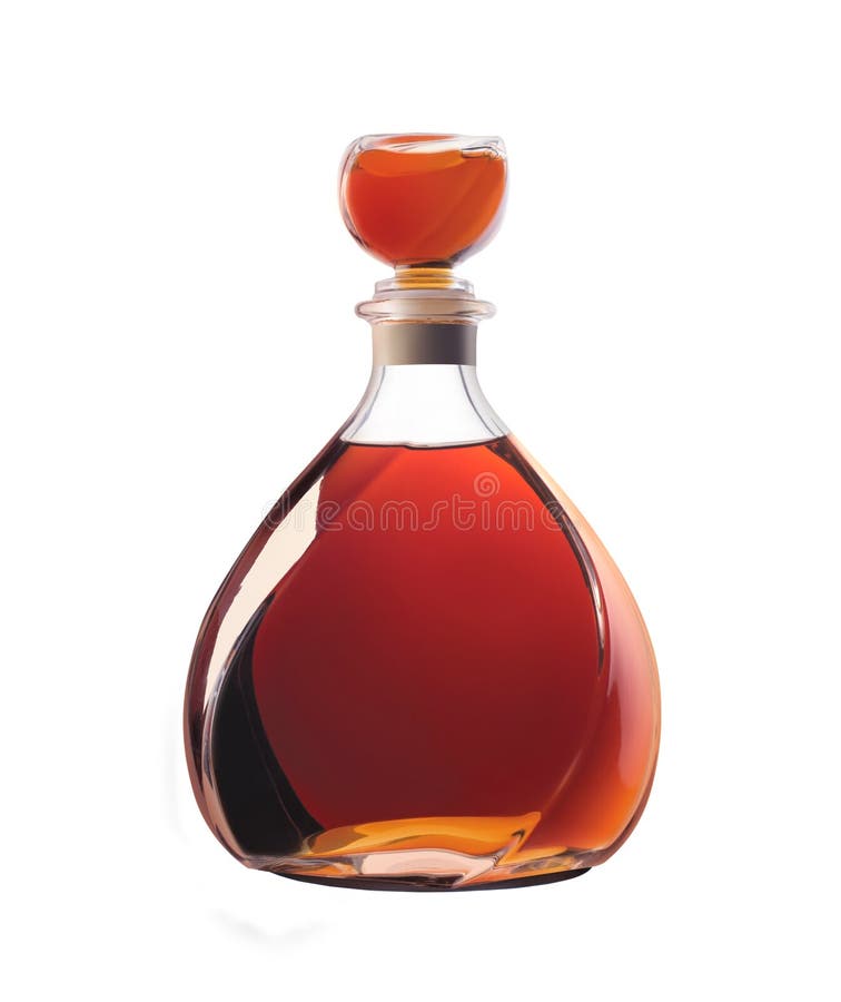 Whiskyfles royalty-vrije stock afbeelding Whiskyfles royalty-vrije stock afbeelding