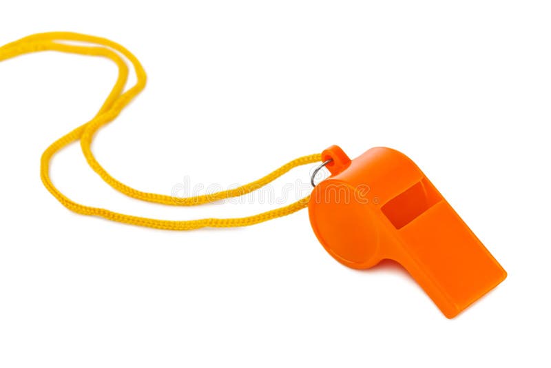 Football whistle stock photo. Image of basketball, decisions - 1698878