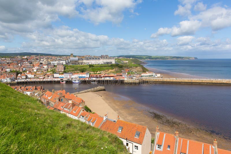 Whitby North Yorkshire nadmorski wybrzeża i miasteczka uk widok fotografia royalty free Whitby North Yorkshire nadmorski wybrzeża i miasteczka uk widok fotografia royalty free
